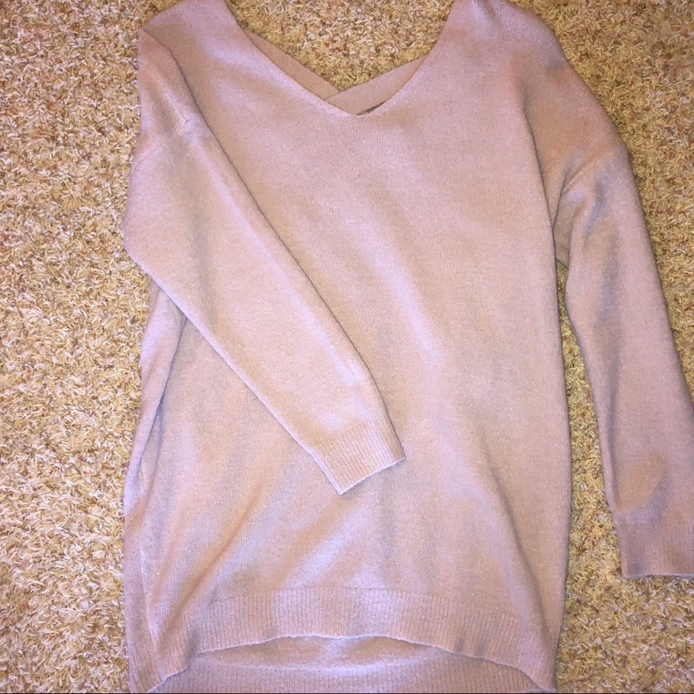 Beige soft fall dress